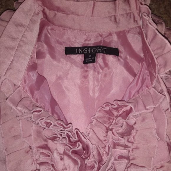 Pink Ruffle Top Dress - Picture 4 of 5